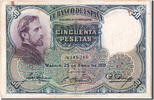 Spanien 50 Pesetas Geldschein, 1931-04-25, SS+ -