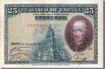 Spanien 25 Pesetas Geldschein, 1928-08-15, VZ -