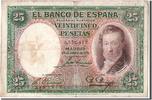 Spanien 25 Pesetas Geldschein, 1931-04-25, S -