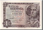Spanien 1 Peseta Geldschein, 1948-06-19, UNZ -