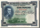 Spanien 100 Pesetas Geldschein, 1925-07-01, VZ+ -