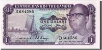 The Gambia 1 Dalasi Geldschein, Gambia, UNZ -