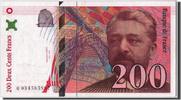Frankreich 200 Francs Geldschein, 200 F 1995-1999 ''Eiffel'', UNZ- -