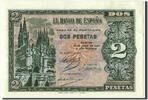 Spanien 2 Pesetas Geldschein, UNZ -
