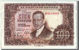 Spanien 100 Pesetas Geldschein, 1953-04-07, VZ -