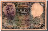 Spanien 50 Pesetas Geldschein, 1931-04-25, SS -