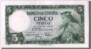 Spanien 5 Pesetas Geldschein, 1954-07-22, UNZ- -