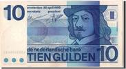 Niederlande 10 Gulden Geldschein, 1968-04-25, UNZ -