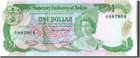 Belize 1 Dollar Geldschein, 1980-06-01, UNZ -