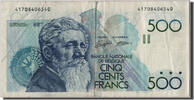 Belgien 500 Francs Geldschein, SS -