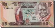 Sambia 5 Kwacha Geldschein, UNZ -