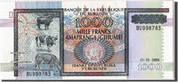 Burundi 1000 Francs Geldschein, 2006-05-01, UNZ -