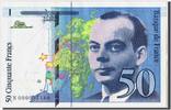 Frankreich 50 Francs Geldschein, 50 F 1992-1999 ''St Exupéry'', VZ -