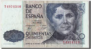 Spanien 500 Pesetas Geldschein, 1979-10-23, SS -