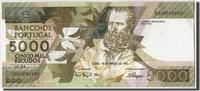 Portugal 5000 Escudos Geldschein, 1993-03-18, VZ+ -