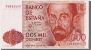 Spanien 2000 Pesetas Geldschein, 1980-07-22, UNZ- -