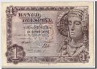 Spanien 1 Peseta Geldschein, 1948-06-19, VZ+ -
