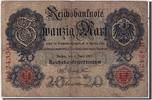 Deutschland 20 Mark Geldschein, 1907-06-08, S+ -