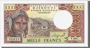 Dschibuti 1000 Francs Geldschein, UNZ -