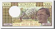 Dschibuti 5000 Francs Geldschein, UNZ -
