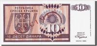 Kroatien 10 Dinara Geldschein, Undated, KM:R1b, UNZ -