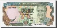 Sambia 20 Kwacha Geldschein, Undated (1989), KM:32b, UNZ -