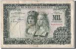 Spanien 1000 Pesetas Geldschein, 1957-11-29, KM:149a, SGE+ -