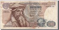 Belgien 1000 Francs Geldschein, 1965-03-26, KM:136a, S -