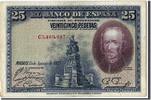 Spanien 25 Pesetas Geldschein, 1928-08-15, KM:74b, SS -