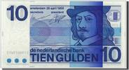 Niederlande 10 Gulden Geldschein, 1968-04-25, KM:91b, UNZ -
