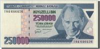 Türkei 250,000 Lira Geldschein, 1970-01-14, KM:207, UNZ -