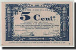 Frankreich 5 Centimes Geldschein, Lille, UNZ-, Pirot:59-1630 -