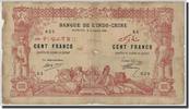 Französisch-Somaliland 100 Francs Geldschein, 1920-01-02, KM:5, SGE -