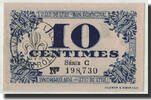 Frankreich 10 Centimes Geldschein, Lille, UNZ, Pirot:59-1632 -