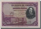 Spanien 50 Pesetas Geldschein, 1928-08-15, KM:75b, SS -