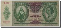Ungarn 10 Pengö Geldschein, 1936-12-22, KM:113, UNZ -