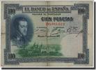 Spanien 100 Pesetas Geldschein, 1925-07-01, KM:69c, SGE+ -
