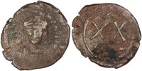 Half Follis Tiberius II Constantine 578-582