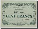 Frankreich 100 Francs Romilly sur Seine, UNZ- -
