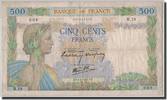 Frankreich 500 Francs 500 F 1940-1944 ''La Paix'', 1940-01-04, S -