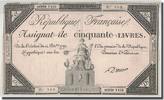 Frankreich 50 Livres Dreux, 1792-12-14, S, KM:A72, Lafaurie:164 -