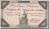 Frankreich 50 Livres Bertrand, 1792-12-14, S+, KM:A72, Lafaurie:164 -