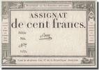 Frankreich 100 Francs Saxy, 7.1.1795, SS, KM:A78, Lafaurie:173 -
