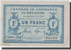 Frankreich 1 Franc Bayonne, SS, Pirot:21-67 -