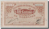 Frankreich 50 Centimes Bordeaux, SS+, Pirot:30-1 -
