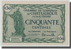 Frankreich 50 Centimes Chateauroux, UNZ, Pirot:46-28 -