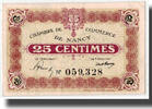 Frankreich 25 Centimes Nancy, VZ, Pirot:87-61 -