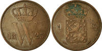 Niederlande Cent Münze, William I, SS, Kupfer, KM:47 -