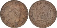 Frankreich 5 Centimes Münze, Napoleon III, Napoléon III, Paris, VZ -