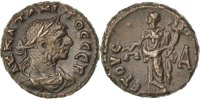 Tetradrachm Münze, Tacitus, Alexandria, VZ, Bronze -